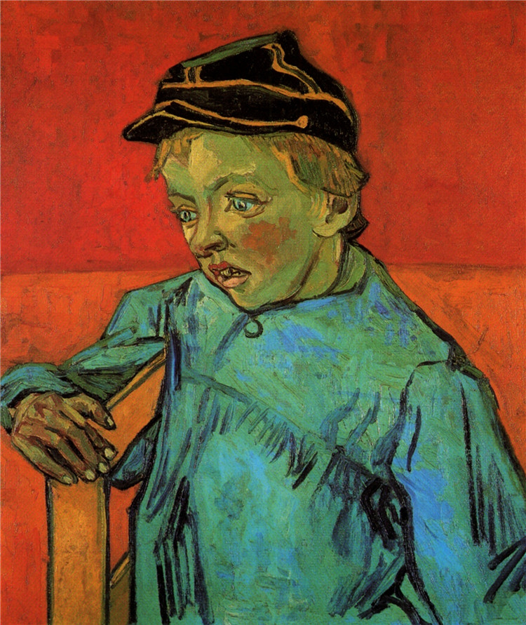 The Schoolboy Camille Roulin Van Gogh Oil Painting